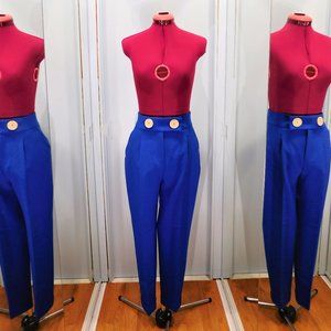 Electric Blue High Waisted Zara Pants